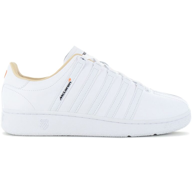 K-Swiss x McLaren F1 - Classis VN - Herren Sneakers Motorsport Schuhe Weiß 08718-101-M