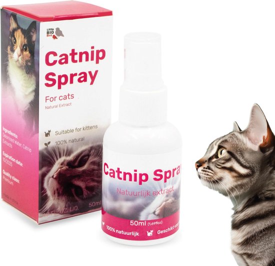 Katzenminze Spray - 100% natürlich - Katzenminze Spray - Katzenminze Spielzeug - Baldrian - Katze - Katzen - Für Kratzbaum - Spielzeug - Zuhause - Korb Wohnen & Kochen