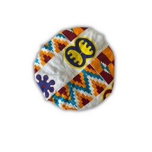 Kente Print Bonnet / Schlafhaube mit Satin-Innenfutter Tools