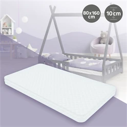 Kindermatratze 80x160x11 cm aus Polyester Oeko-Tex 100 ML-Design 2696