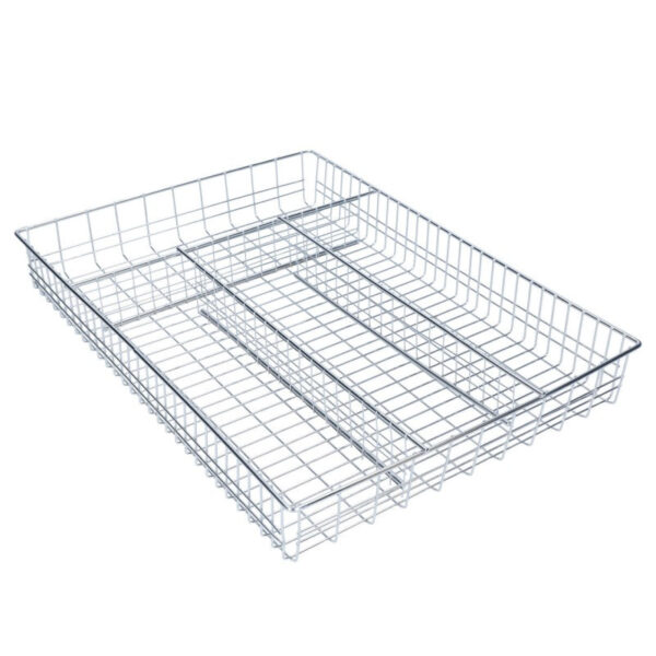 KitchenCraft Chrom-Besteckkasten - 36x26 cm Wohnen & Kochen