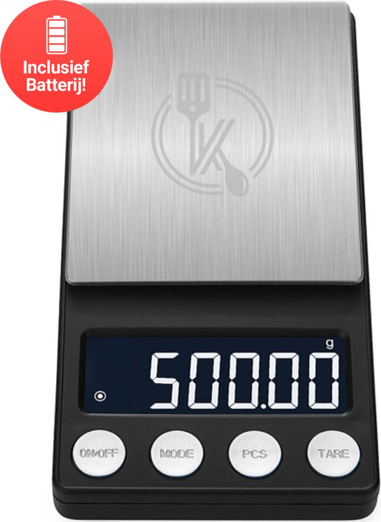Kitchenwell digitale Mini-Präzisionsküchenwaage - 0