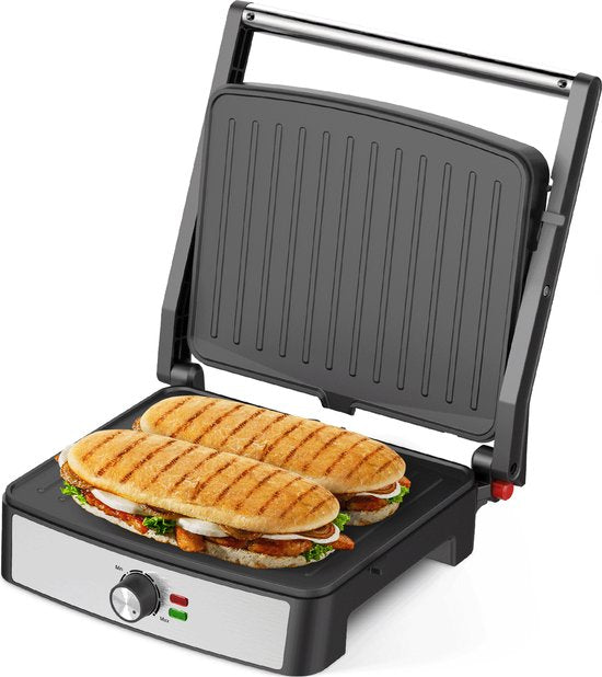 Kitchenwell Kontaktgrill - Grillgerät - Toastgerät - Antihaft - 3-in-1 -180 °C Grill Wohnen & Kochen