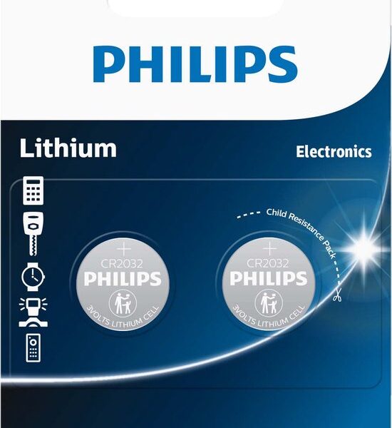 Knopfzellenbatterien CR2025 2 Stück Elektronik