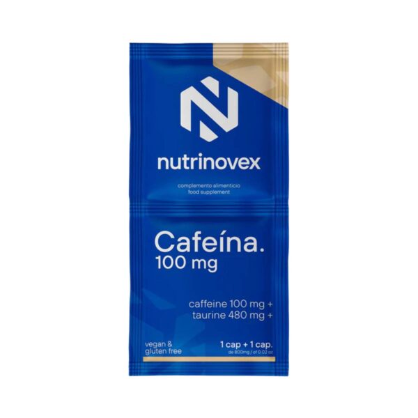 Koffein und Taurin Nutrinovex 100 mg/480 mg Sporternährung