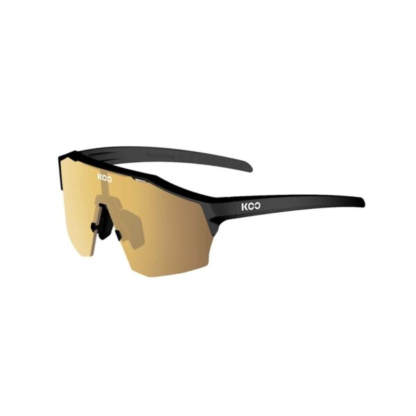 KOO Alibi Gold Schwarz Brille Fahrradbrillen