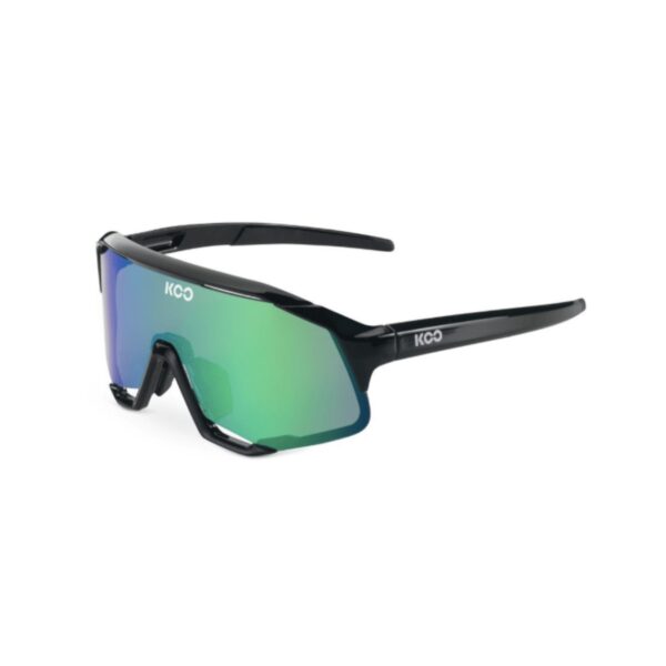 KOO Demos Brille Schwarz Grün Linse Fahrradbrillen