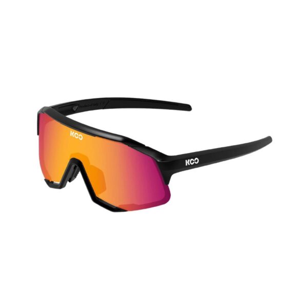 KOO Demos Schwarz Orange Brille Fahrradbrillen