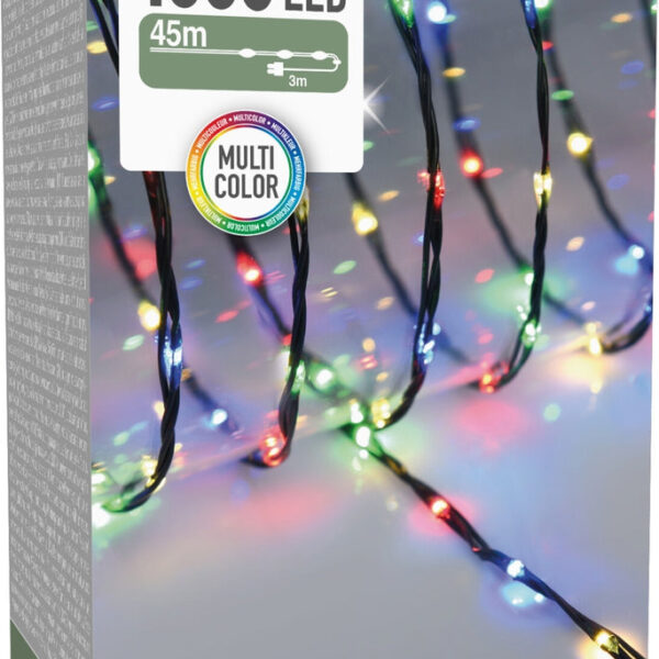 Koopman - LED-Neujahrslichter - 45 m - Mehrfarbig Weihnachten