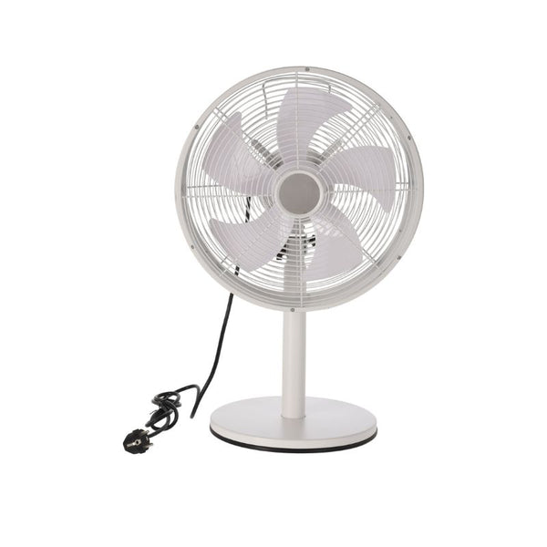Koopman Tischventilator - 3 Geschwindigkeiten - 35 W - 35 x 27 x 57 cm - Weiß Wohnen & Kochen