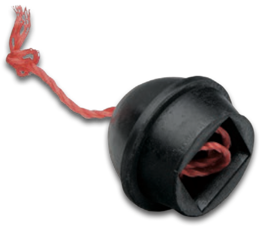 Kreidehalter mit Kordel