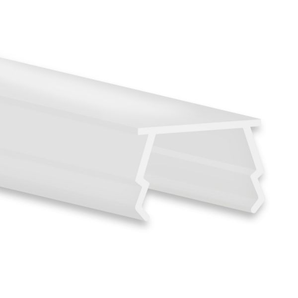 Kunststoffblende C27 Opal zu LED-Aluprofil YBP2