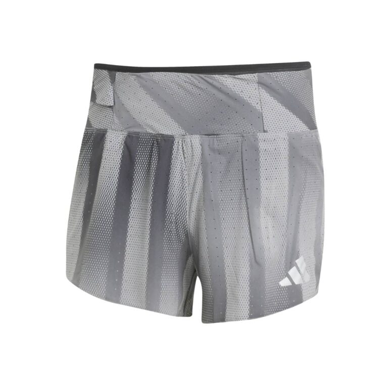 Kurze Hose Adidas Adizero 3IN Grau