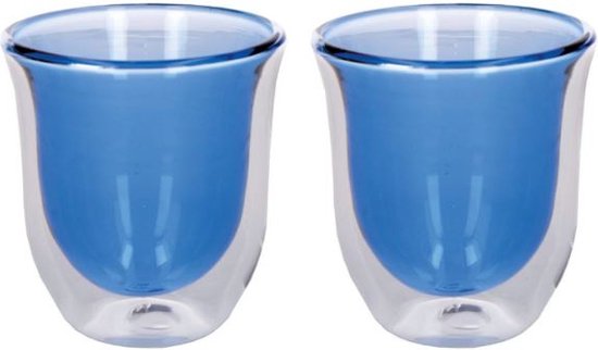 La Cafetière Kaffeeglas Kern 220ml Doppelwandig Blau 2 Stück Wohnen & Kochen