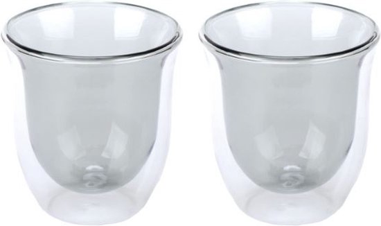 La Cafetière Kaffeeglas Kern 220ml Doppelwandig Grau 2 Stück Wohnen & Kochen