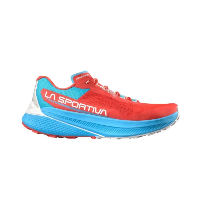 La Sportiva Prodigio Rot Blau Damen Laufschuhe