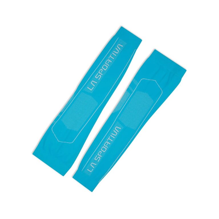 La Sportiva Trace Blau-weiße Armstulpen