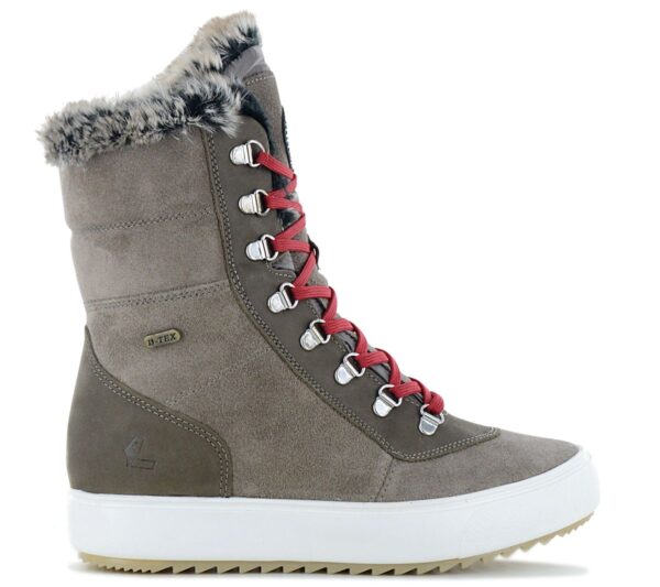 Lackner Kitzbühel Daisy TX - Damen Winter Stiefel Gefüttert Leder Boots 7842 Taupe