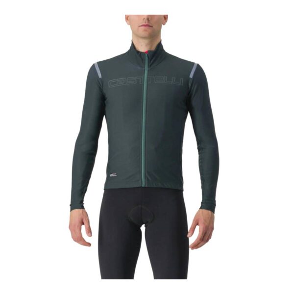 Langarmtrikot Castelli Tutto Nano RoS Grün