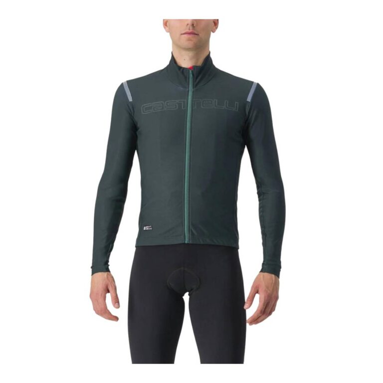 Langarmtrikot Castelli Tutto Nano RoS Grün