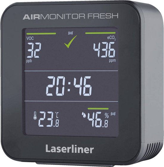 Laserliner - AirMonitor - Luftqualitätsmessgerät - 400 - 9999 ppm Wohnen & Kochen