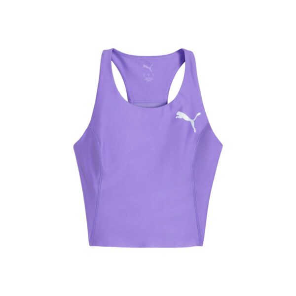 Lauf-Crop-Top Puma Raceday Ultraform Lila Damen