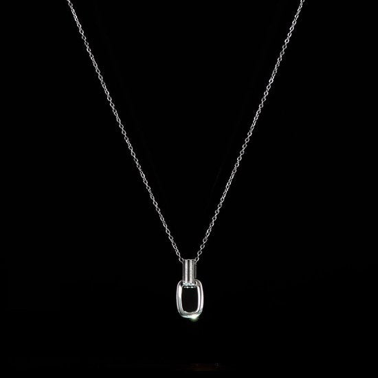 Laura Ferini Damen Halskette Dolci Sogni Silber - Silber Halskette mit Anhänger - 18K Weißgold vergoldet - Halskette - Halskette - Schmuck - Accessoires - Damen Halskette mit Anhänger Kleidung
