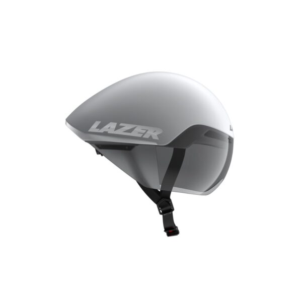 Lazer Victor KinetiCore Helm Silber Weiß Matt