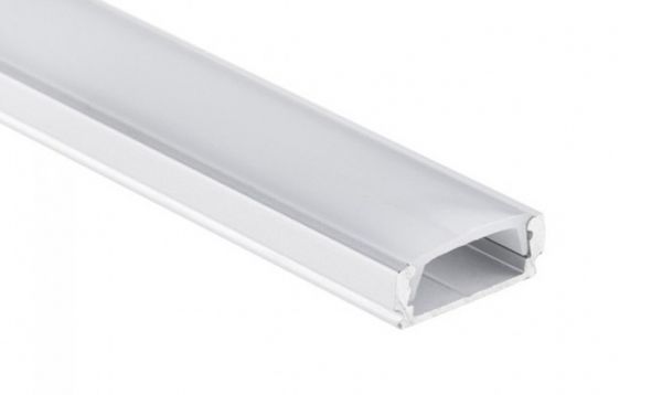 LED Alu-Profil AL-01AB 2m inkl. Blende Aufbauprofil