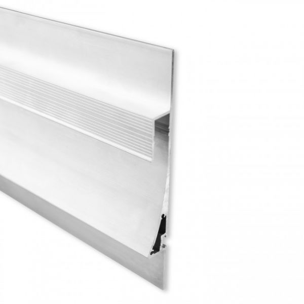 LED Alu-Profil YBP12 (satiniert) Trockenbau ohne Blende 2m