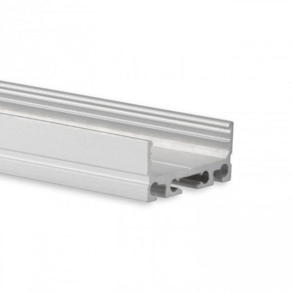 LED Alu-Profil YN4 (satiniert) ohne Blende 2m 24mm Innenbreite