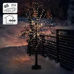 LED-Baum 120cm mit 480 warmweißen LEDs Künstlicher Weihnachtsbaum mit Lichterkette 596