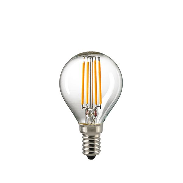 LED Filament Kugellampe klar 4