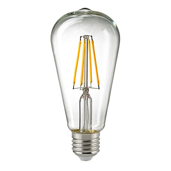 LED Filament Leuchtmittel Edison Klar 7W E27 806lm 2700K~2200K dimmbar dim-to...