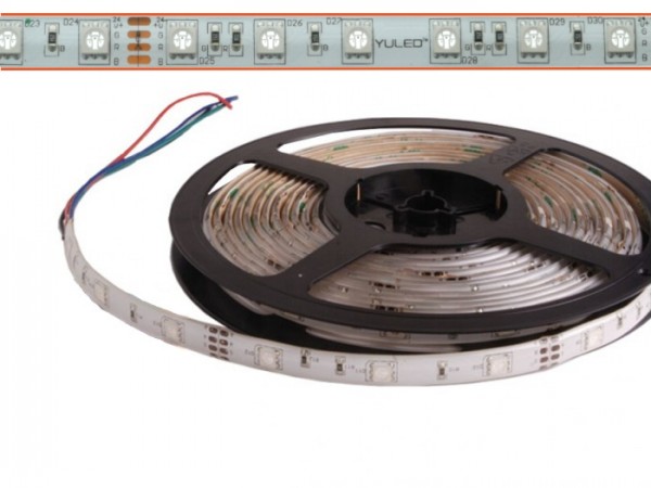 LED Flex Stripe 5m RGB 5050 SMD 60 LEDs/m 12V DC IP65
