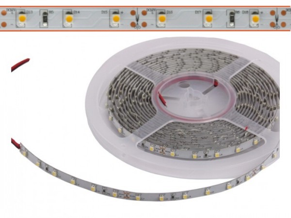 LED Flex Stripe 5m warmweiß (3700K) 3528 SMD 60 LEDs/m 12V IP22
