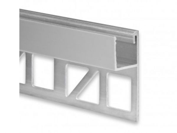 LED Fliesen-Profil YP4 (satiniert) ohne Blende 2m