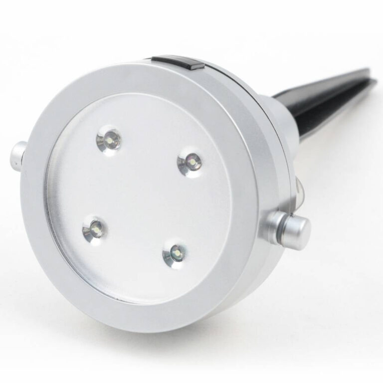 LED-Gartenleuchte - Silber Wohnen & Kochen