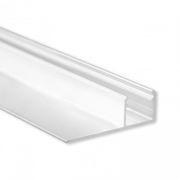 LED Gipsplatten-Profil TBP4 (satiniert) ohne Blende 2m