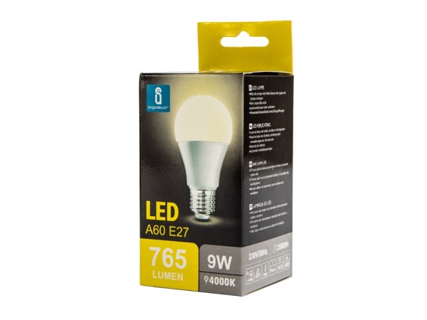 LED Leuchtmittel A60 9W E27 4000K neutralweiss