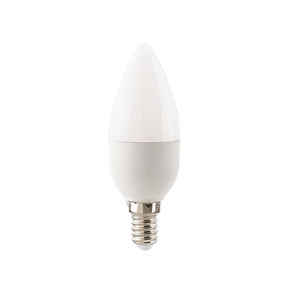 LED Leuchtmittel Ecolux Kerze opal 4
