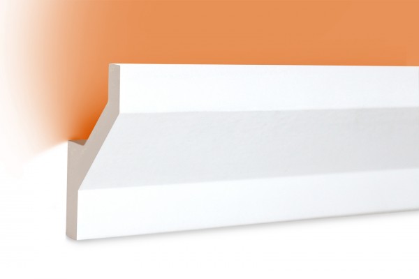 LED Stuckprofil Typ: 10 - 75x45mm PU 2m Länge lichtundurchlässig überstreichbar