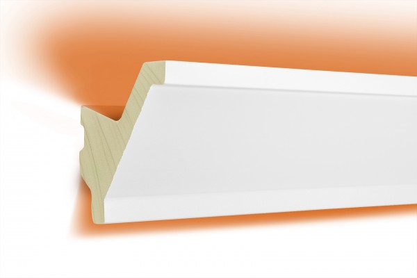 LED Stuckprofil Typ: 15 - 80x80mm PU 2m Länge lichtundurchlässig überstreichbar