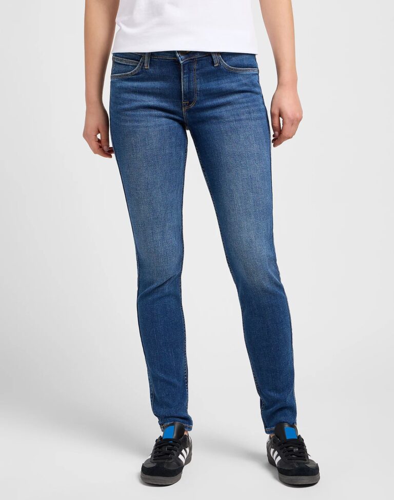 Lee Scarlett Skinny Jeans - Dunkel Aberdeen - Größe 33/30 Vertaald