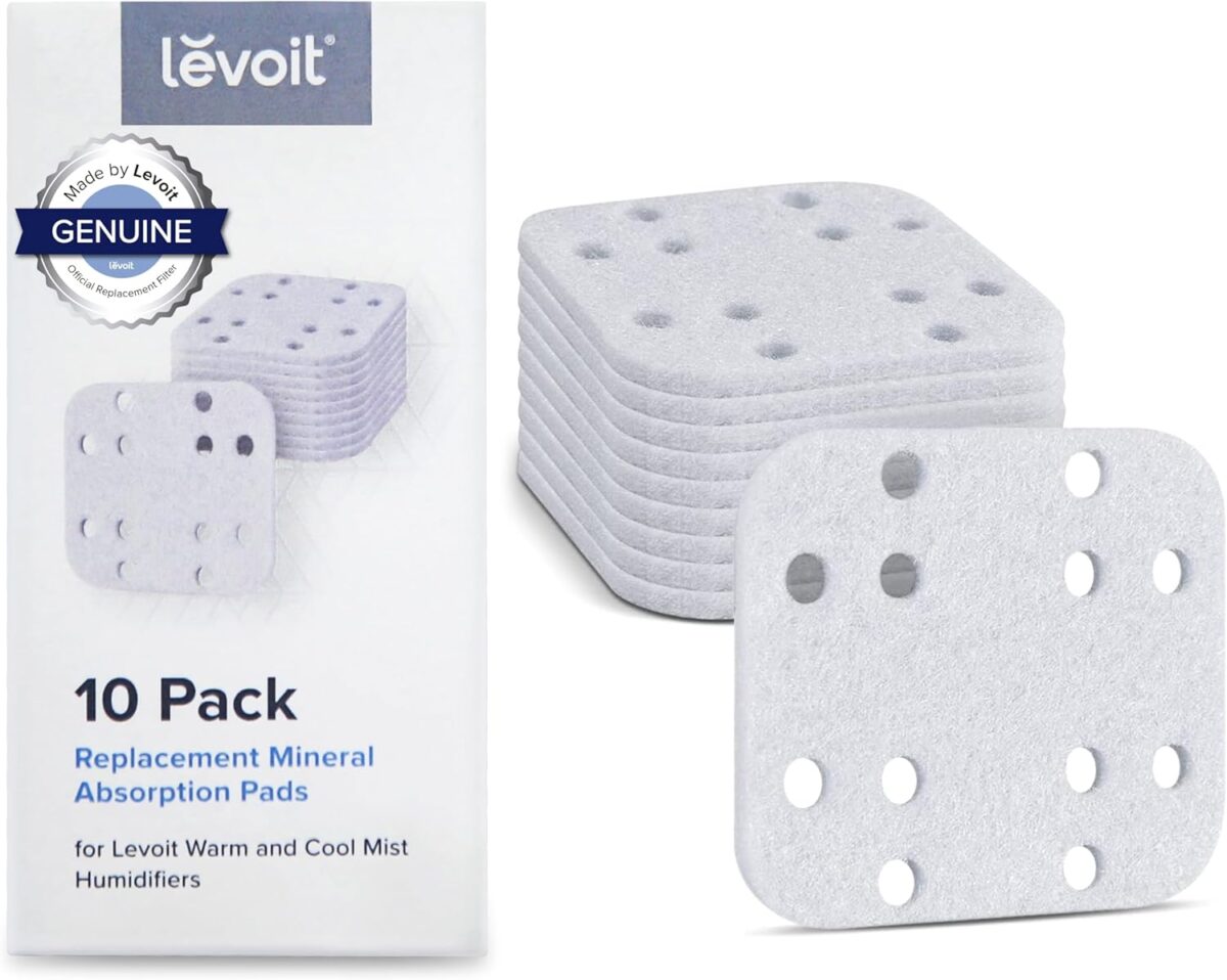 Levoit 10er-Pack Entkalkungspads für die Luftbefeuchter OasisMist 450S und LV 600S Zubehör