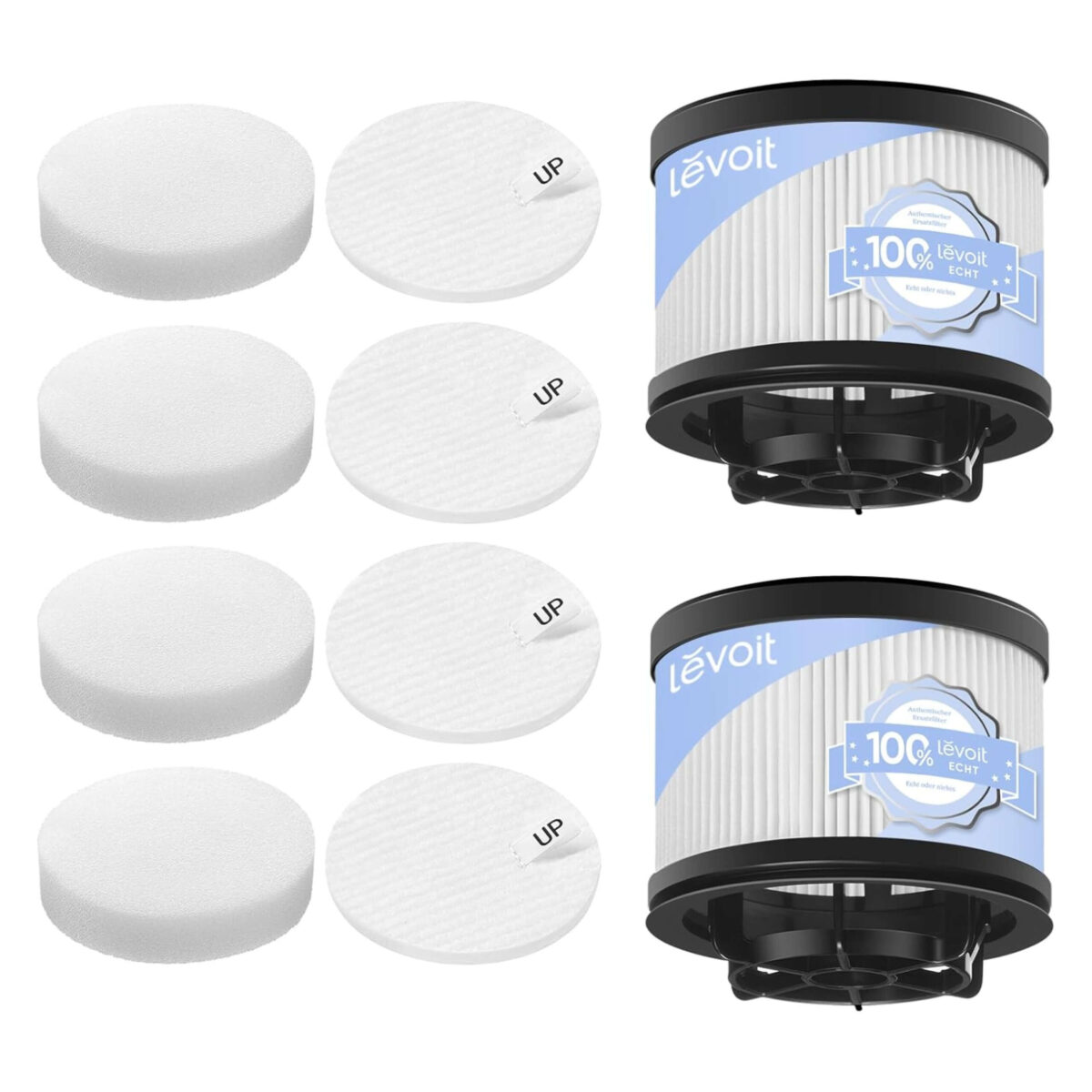 Levoit Ersatzfilter-Set für LVAC 300 Akku-Staubsauger Zubehör