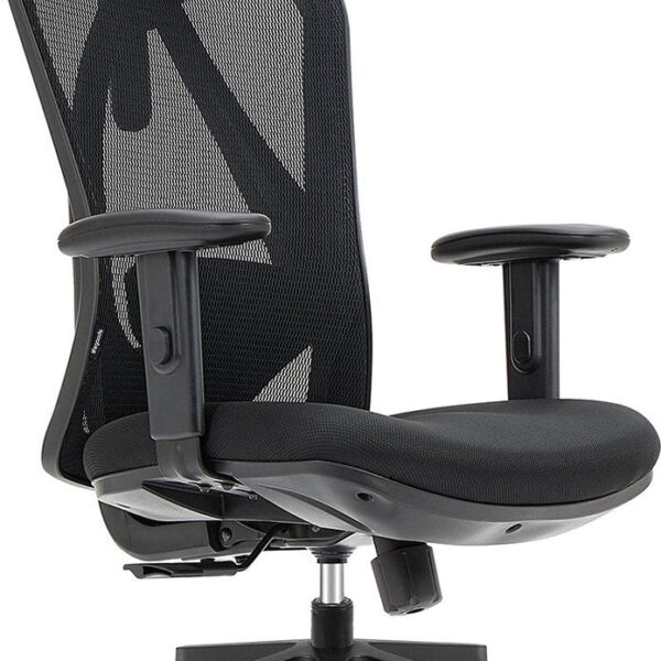 LifeGoods - Bürostuhl Ergonomisch - Schwarz Wohnen & Kochen