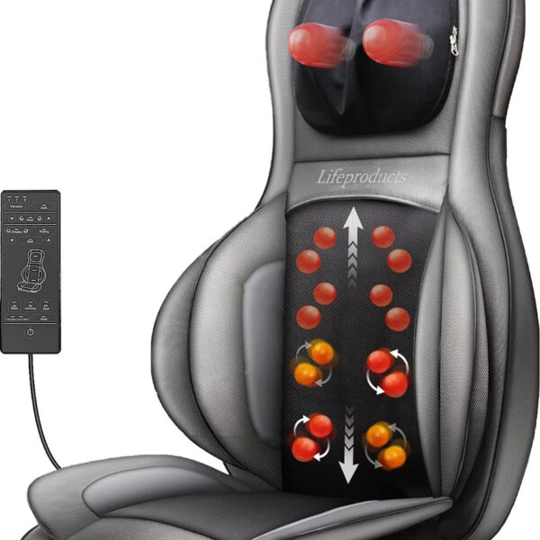 Lifeproducts - Shiatsu-Massagesitz - mit Nacken-
