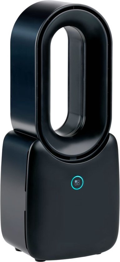 Lifetime Air Tischventilator - Ventilator USB-C wiederaufladbar - Stativventilator mit Nachtlicht und Fernbedienung - Ventilator mit Fernbedienung und 3 Geschwindigkeiten - Schwarz Wohnen & Kochen
