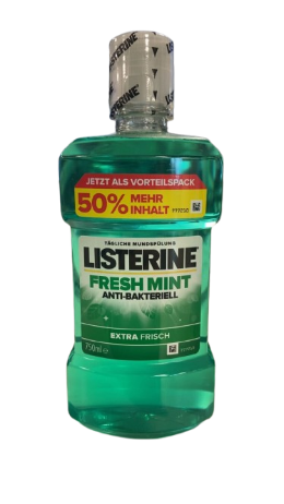 Listerine Mundspülung Fresh Mint - 750 ml - Kraftvolle Reinigung & lang anhaltender frischer Atem Schön & Gesund